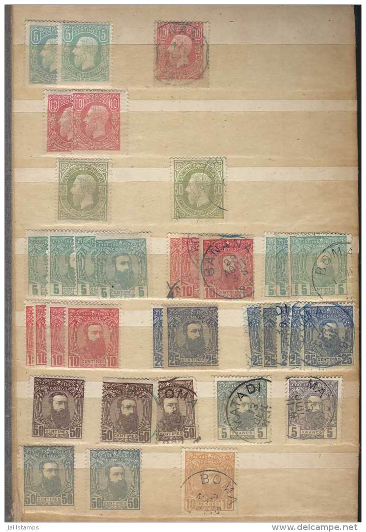 Lot Of Stamps And Sets, Mint And Used, Arranged In Stockbook, Including Many Scarce Examples, Good Cancellations,... - Collections