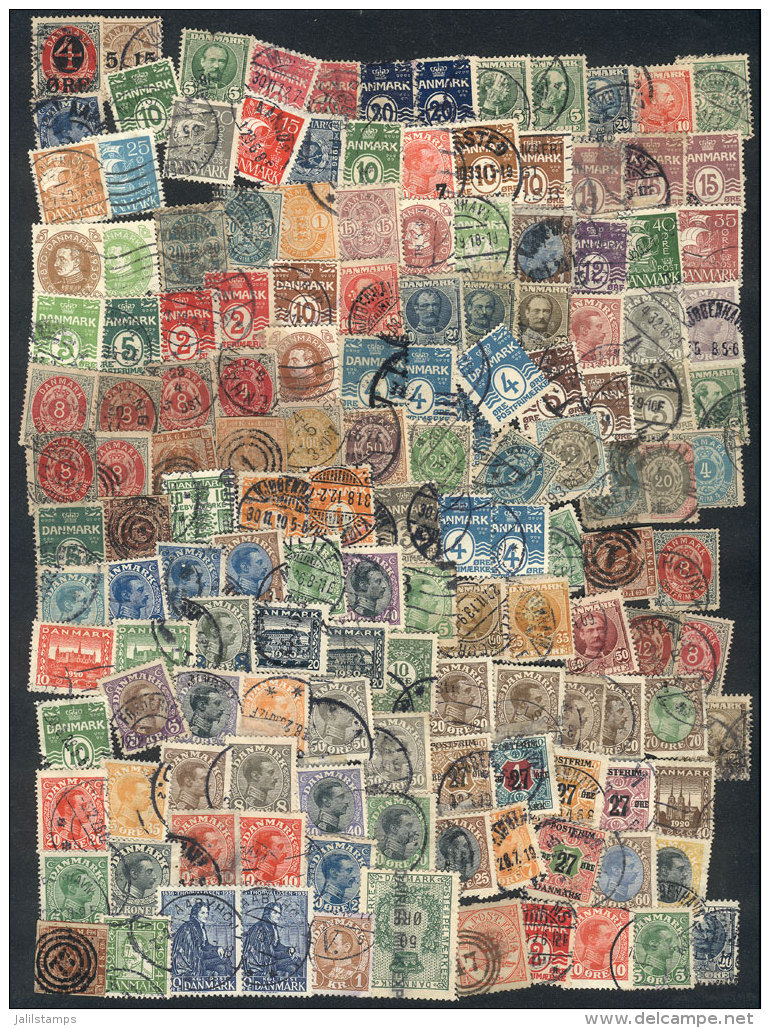 Lot Of Old Stamps, A Careful Review Will Surely Reveal Varieties, Interesting Shades, Good Cancels Etc. Yvert... - Sonstige & Ohne Zuordnung