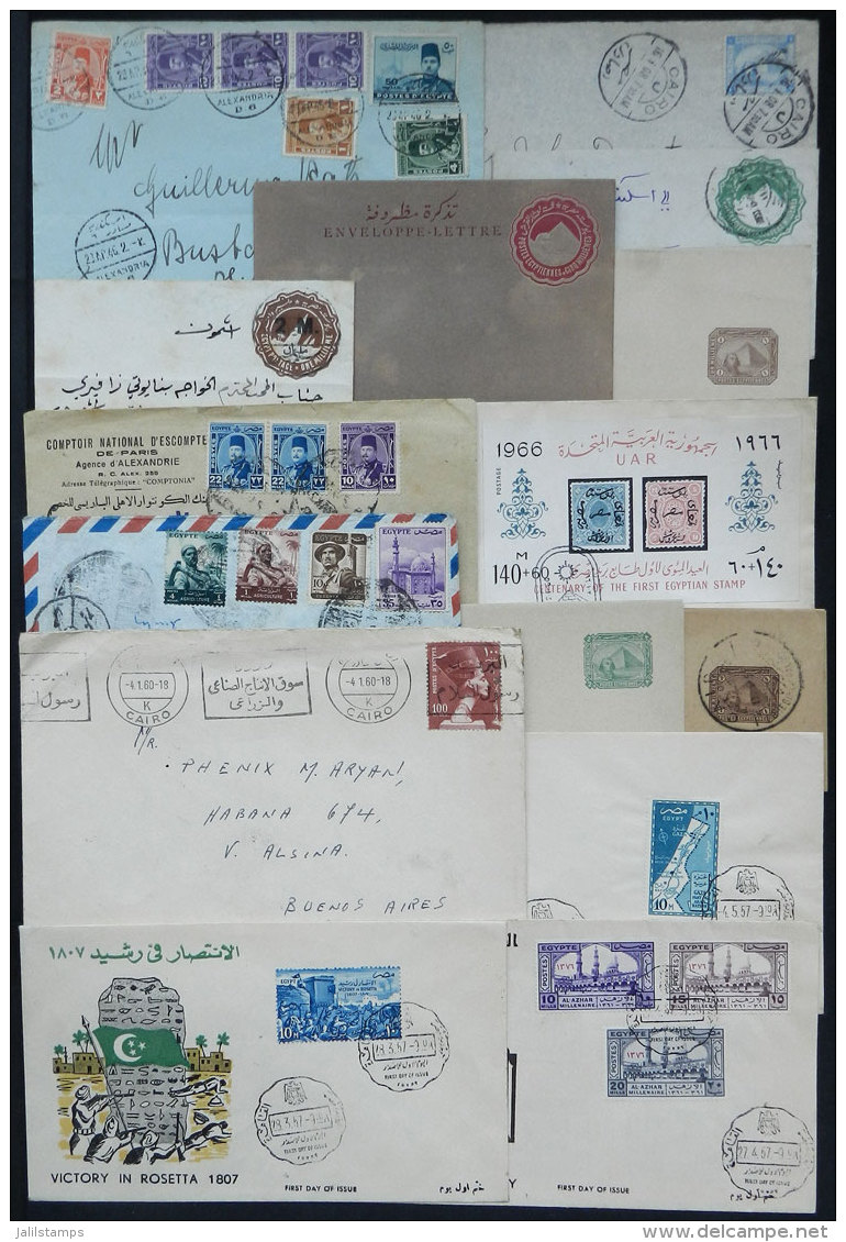 Lot Of Covers, FDC Covers And Postal Stationeries, VF General Quality And Interesting! - Andere & Zonder Classificatie