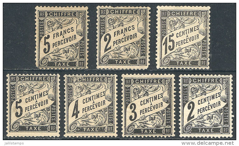 Sc.J12/15 + 17 + 24/25, Mint Without Gum, Minor Defects, Good Appearance, Rare, Catalog Value US$4,700+ - Andere & Zonder Classificatie