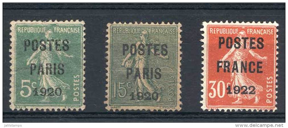 Yv.24 + 25 + 38, Used, Very Fine Quality, Catalog Value Euros 1,045. - Andere & Zonder Classificatie