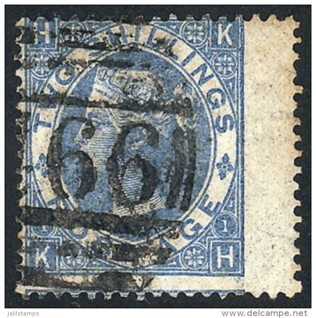 Sc.55, 1867/80 2S. Blue, Plate 1, Very Nice Example, Catalog Value US$200. - Andere & Zonder Classificatie