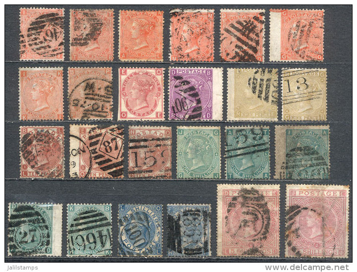 Lot Of Stamps Printed After 1865, Including Some Examples Mint With Gum ( Price Estimated As Used), Mixed Quality... - Verzamelingen
