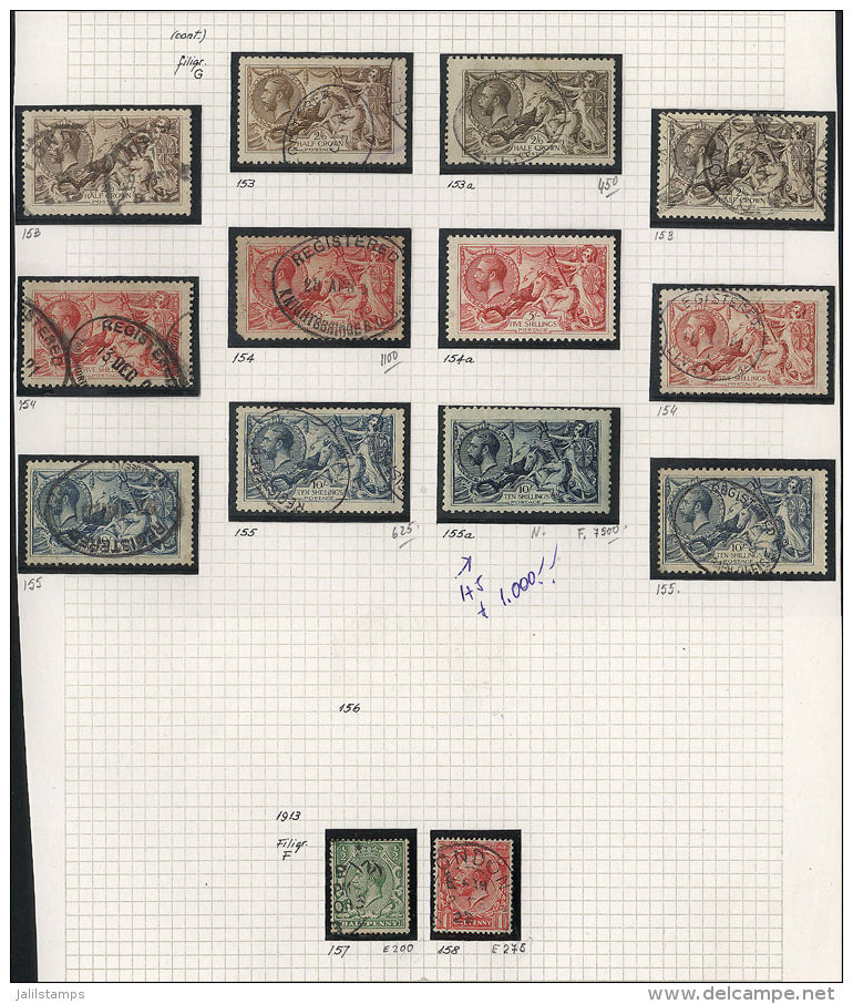 Collection (circa 1884 To 1936) With Used And Mint Stamps, Many Of High Catalog Value. The Mint Examples Can Be... - Collections