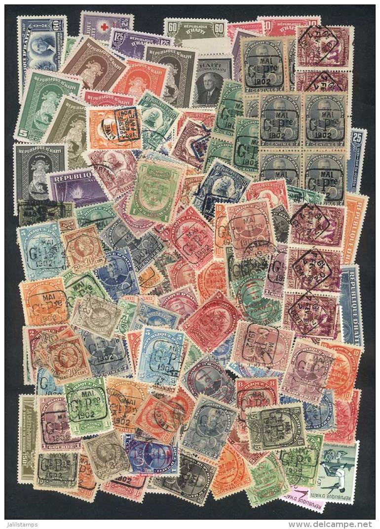 Lot Of Stamps And Sets Of Varied Periods, Used And Mint (most Lightly Hinged Or Never Hinged), Fine To Very Fine... - Haïti