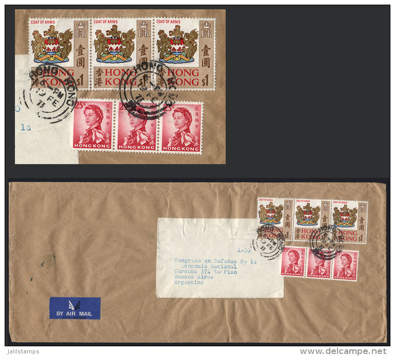 Airmail Cover Sent To Argentina On 19/FE/1973 With Nice Postage Of $3.75, VF Quality! - Andere & Zonder Classificatie