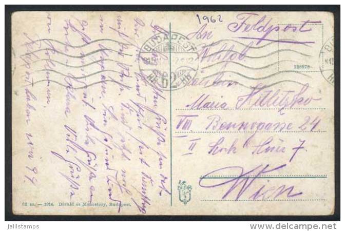 FELDPOST Postcard Sent To Austria On 2/MAY/1915, Interesting! - Autres & Non Classés