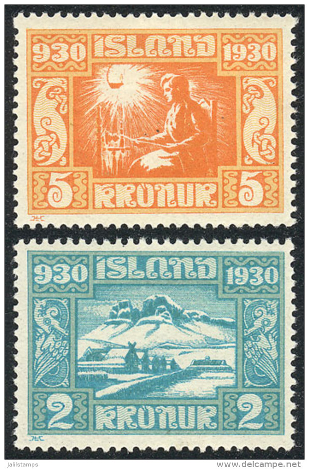 Sc.164/165, High Values Of The Set, Mint Lightly Hinged, VF Quality, Catalog Value US$165. - Sonstige & Ohne Zuordnung