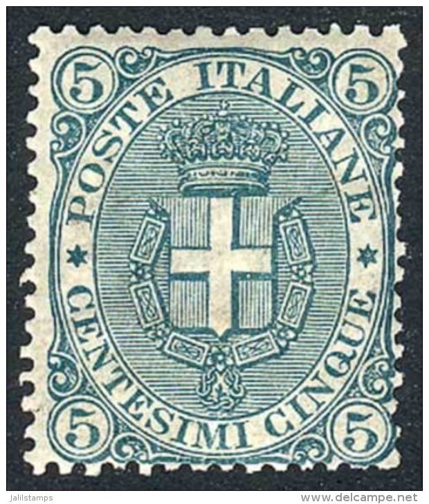 Yv.57 (Sc.67), 1891/6 5c. Green, Mint With Full Original Gum, VF Quality, Catalog Value Euros 500. - Zonder Classificatie