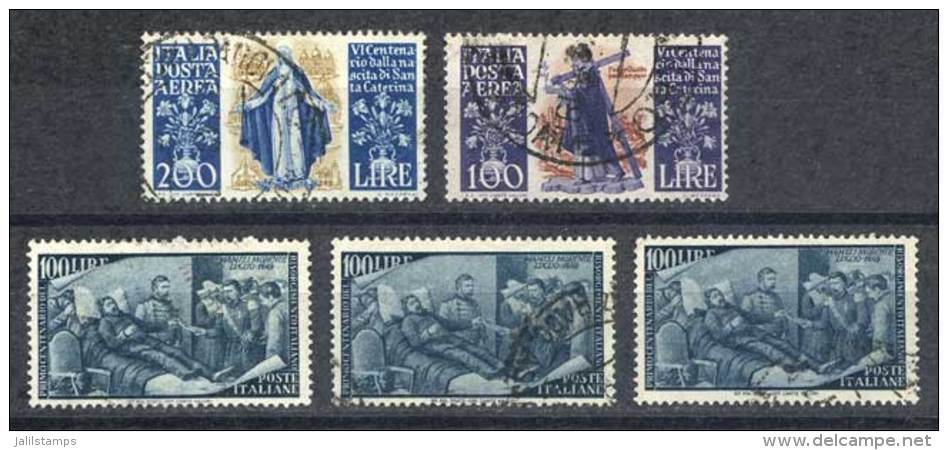 Yvert 529 X3 + A.129/30, Used Of Very Fine Quality, Catalog Value Euros 170. - Zonder Classificatie