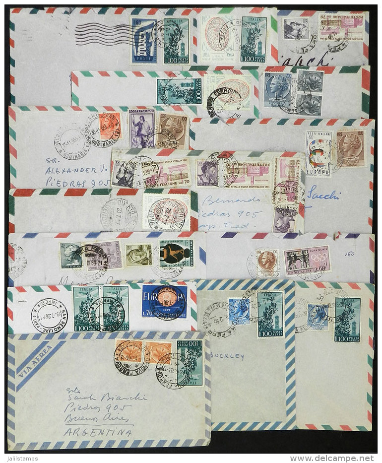 45 Covers Used Between 1955 And 1980, Most Sent To Argentina, With Good Postages, Many Commemorative, Nice... - Ohne Zuordnung