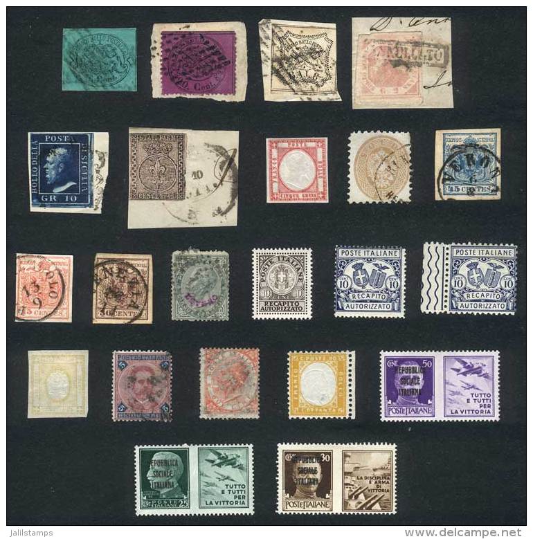 Lot Of Stamps And Sets Of Varied Periods, Used And Mint (most Lightly Hinged Or Never Hinged), Fine To Very Fine... - Collections