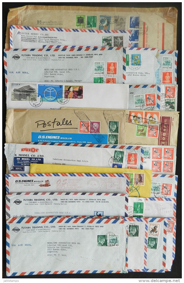 23 Modern Covers Sent To Argentina, Nice And Interesting Postages, Low Start! - Andere & Zonder Classificatie