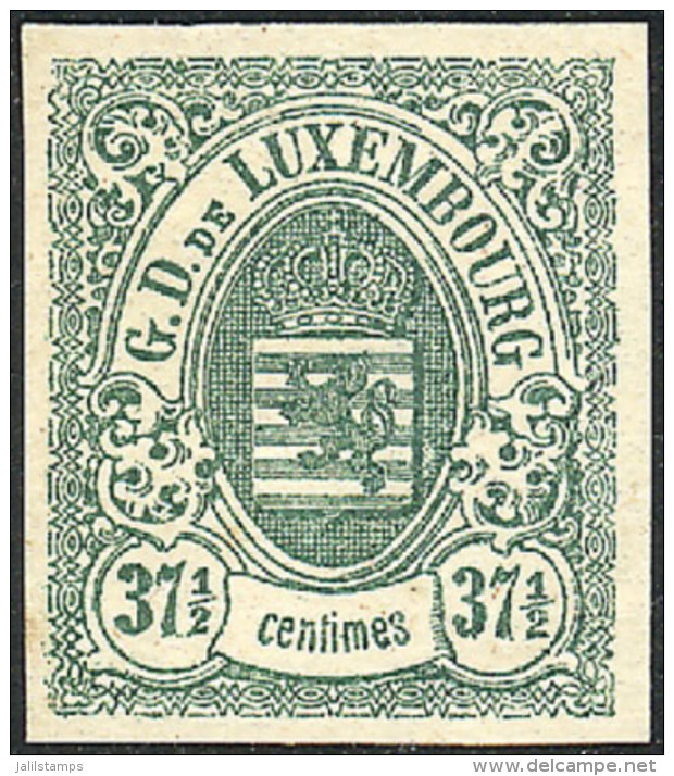Sc.11, 1859 37&frac12;c. Green, Sperati FORGERY, Excellent Quality, Rare! - Letland