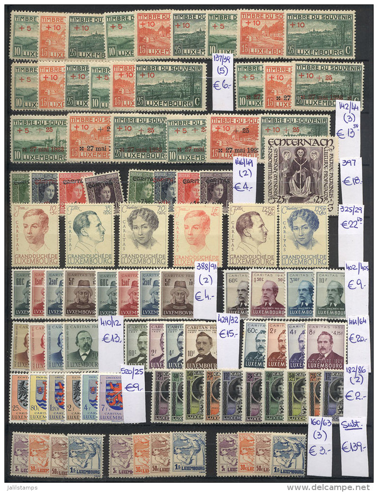 Accumulation Of Stamps And Sets, Mainly Unused (most With Gum And Hinge Marks, Also Several Unmounted), General... - Verzamelingen