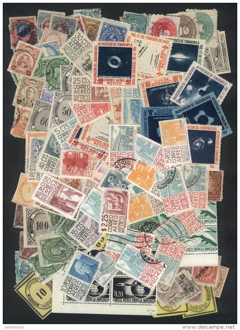 Lot Of Stamps And Sets Of Varied Periods, Used And Mint (most Lightly Hinged Or Never Hinged), Fine To Very Fine... - Mexiko