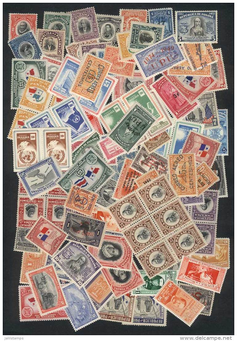 Lot Of Stamps And Sets Of Varied Periods, Used And Mint (most Lightly Hinged Or Never Hinged), Fine To Very Fine... - Panama