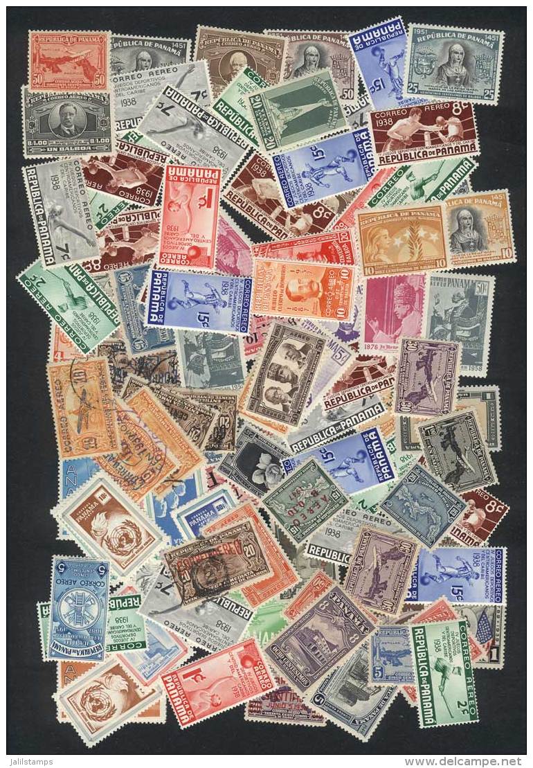 Lot Of Stamps And Sets Of Varied Periods, Used And Mint (most Lightly Hinged Or Never Hinged), Fine To Very Fine... - Panama