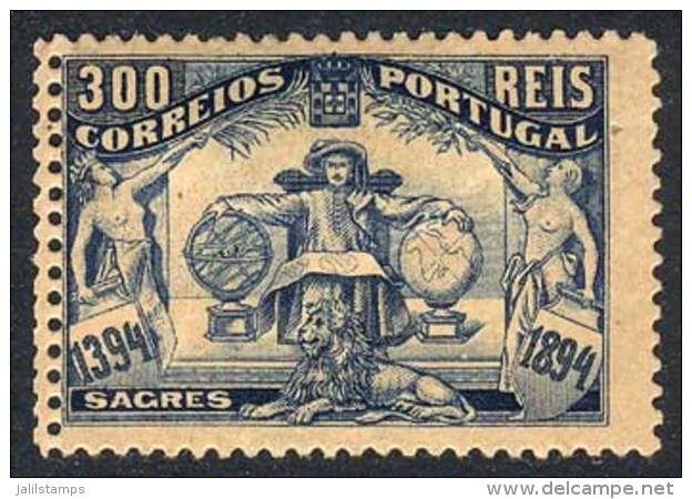 Yv.106, 1894 Henrique Aviz 300R. With DOUBLE PERFORATION Variety On The Left, VF. Catalog Value Euros 150+ - Andere & Zonder Classificatie
