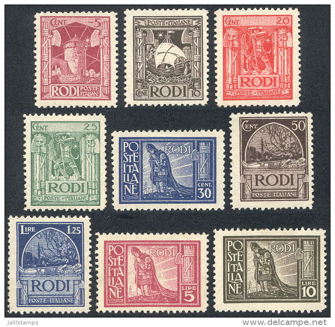 Sc.15/23, 1929 Complete Set Of 9 Values, VF Quality (Sc.21 With Minor Defect On Gum, Not Considered In The Price),... - Autres & Non Classés