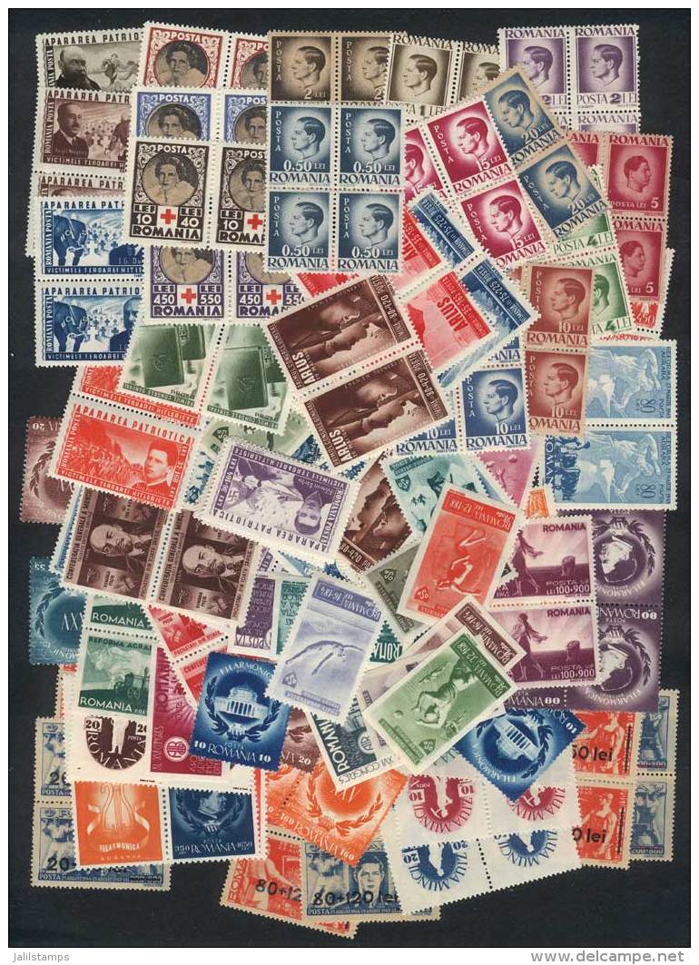 Lot Of Stamps And Sets Of Varied Periods, Used And Mint (most Lightly Hinged Or Never Hinged), Fine To Very Fine... - Andere & Zonder Classificatie