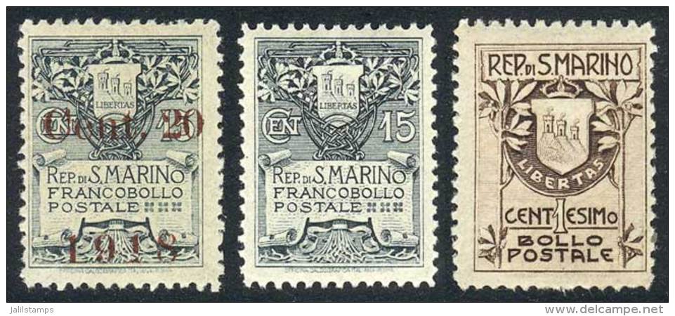 Sc.78 + 79 + 80, The 3 Values Mint Never Hinged, Superb, Catalog Value US$130. - Andere & Zonder Classificatie