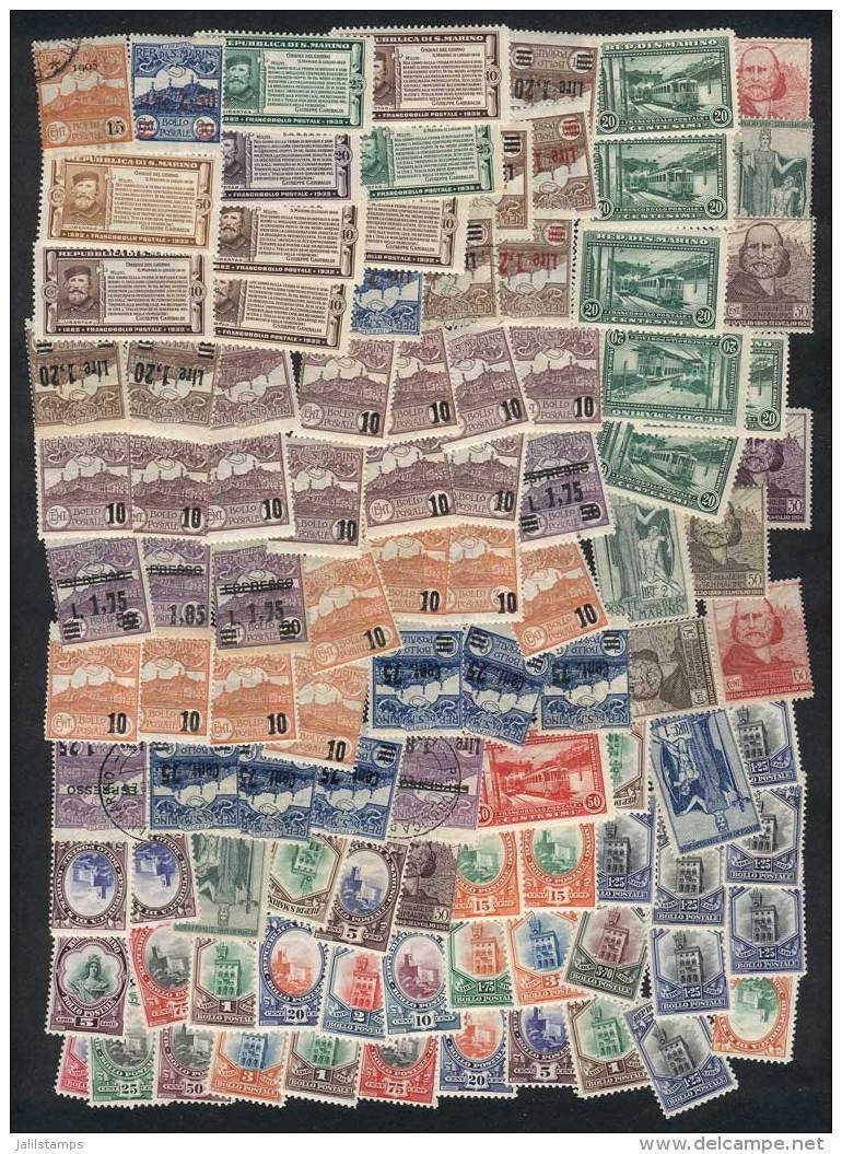 Lot Of Old Stamps, Used And Mint (without Gum, With Original Gum And Hinge Marks, And Few Never Hinged), Fine To... - Verzamelingen & Reeksen