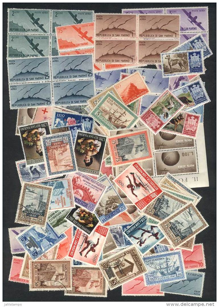Lot Of Used And Mint Stamps (with Original Gum And Never Hinged), Fine To Very Fine General Quality (few Can Have... - Verzamelingen & Reeksen