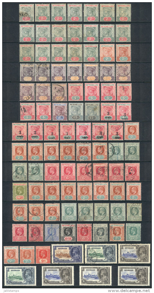 Very Interesting Lot Of Old Stamps, Fine To Very Fine General Quality, High Catalog Value, Good Opportunity At LOW... - Seychellen (1976-...)