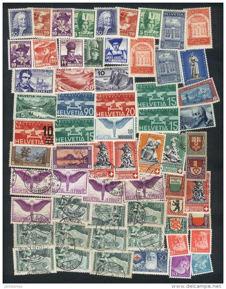 Lot Of Used And Mint Stamps And Sets (without Gum, Hinged, Or Never Hinged), Fine General Quality (some With Little... - Collections