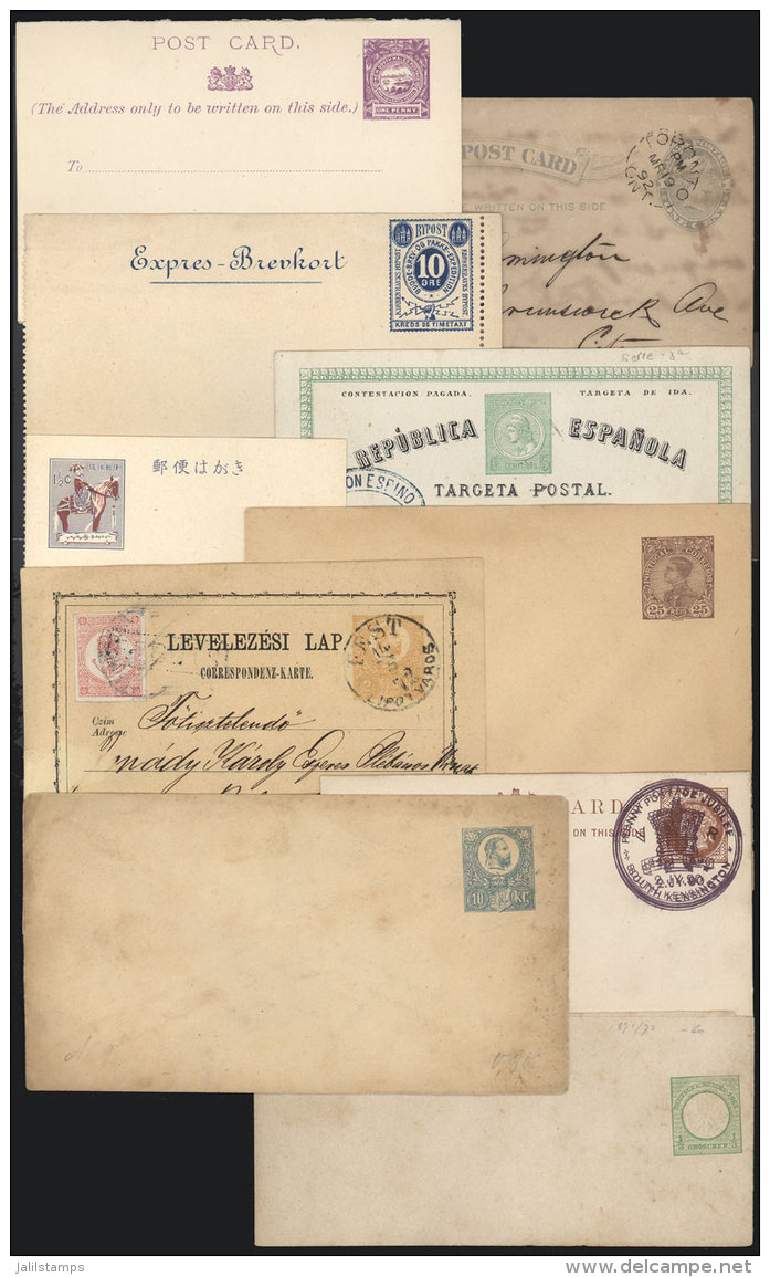 29 Varied Old Postal Stationeries, Some Used, Very Interesting Lot For The Specialist, Low Start, Fine To Very Fine... - Andere & Zonder Classificatie