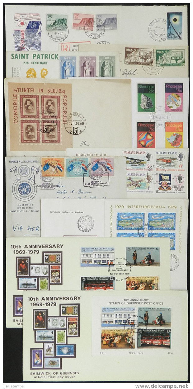 11 Covers, Most FDCs, VERY THEMATIC And Interesting Lot, Low Start! - Andere & Zonder Classificatie