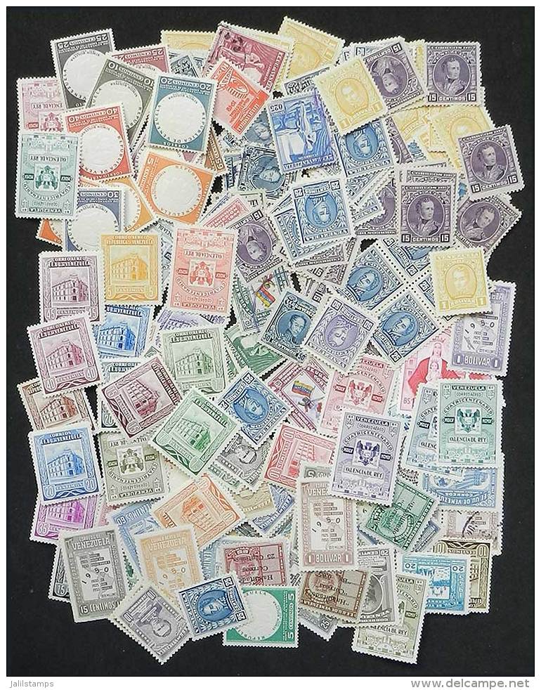 Lot Of Stamps And Sets Of Varied Periods, Used And Mint (most Lightly Hinged Or Never Hinged), Fine To Very Fine... - Venezuela