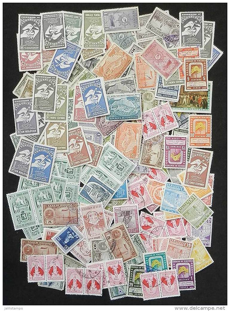 Lot Of Stamps And Sets Of Varied Periods, Used And Mint (most Lightly Hinged Or Never Hinged), Fine To Very Fine... - Venezuela