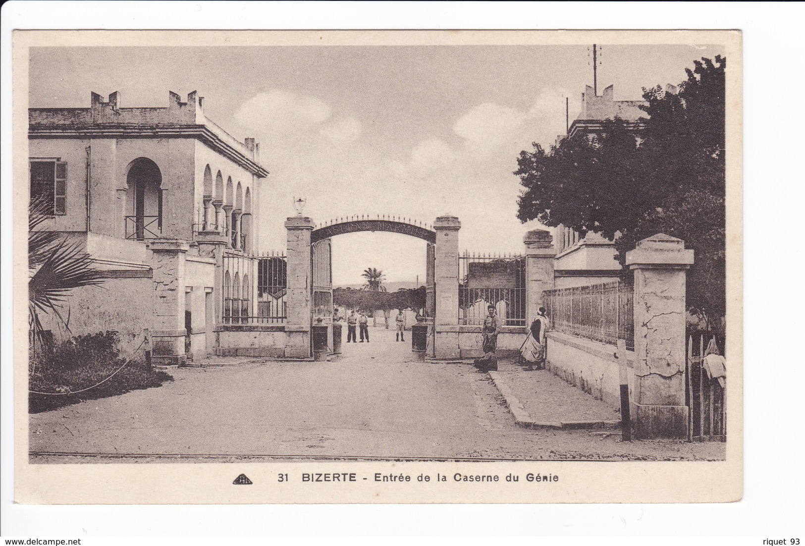 31 - BIZERTE - Entrée De La Caserne Du Génie - Tunisia