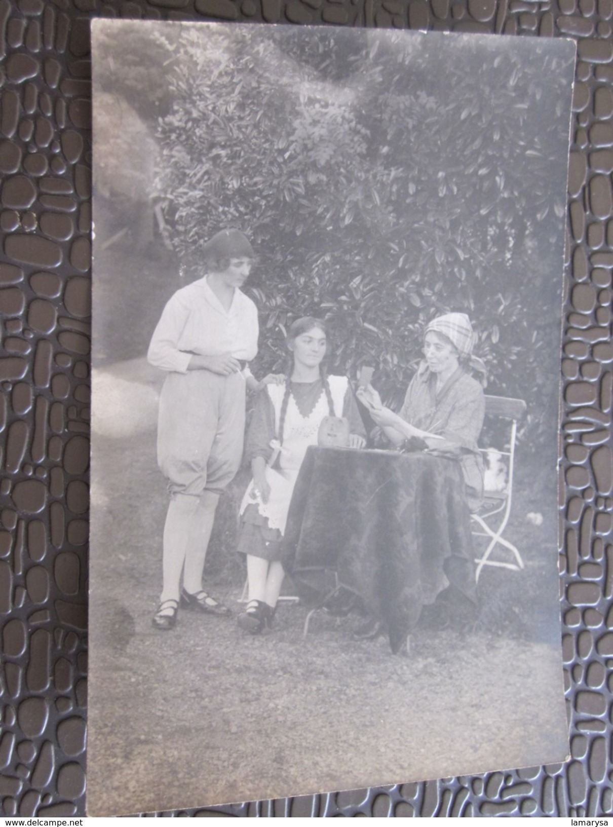 VOYANCE Une Tireuse De Carte Pour Avenir Trés Ecoutée    Photographie Originale  RPPC Réal Photo Post Card CPA - Berufe