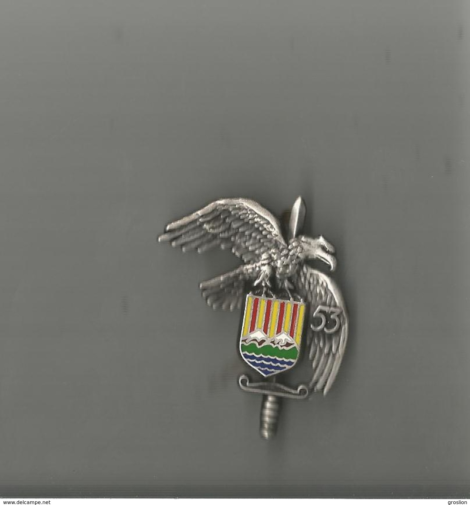 INSIGNE MILITAIRE 53 EME REGIMENT D'INFANTERIE DES FRONTIERES (INFANTERIE) - Armée De Terre