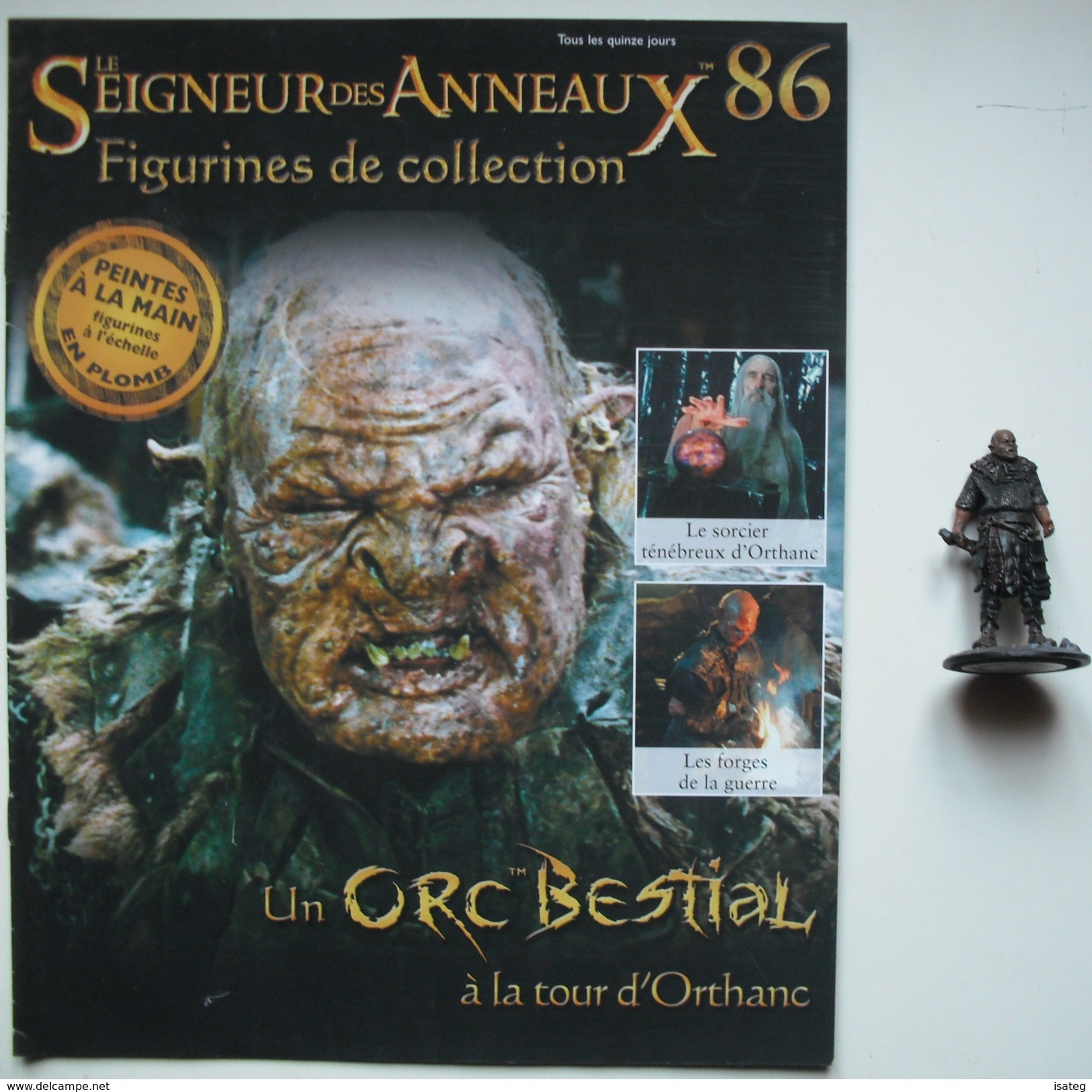 Figurine Le Seigneur Des Anneaux N°86 / ORC BESTIAL A LA TOUR D'ORTHANC - Lord Of The Rings