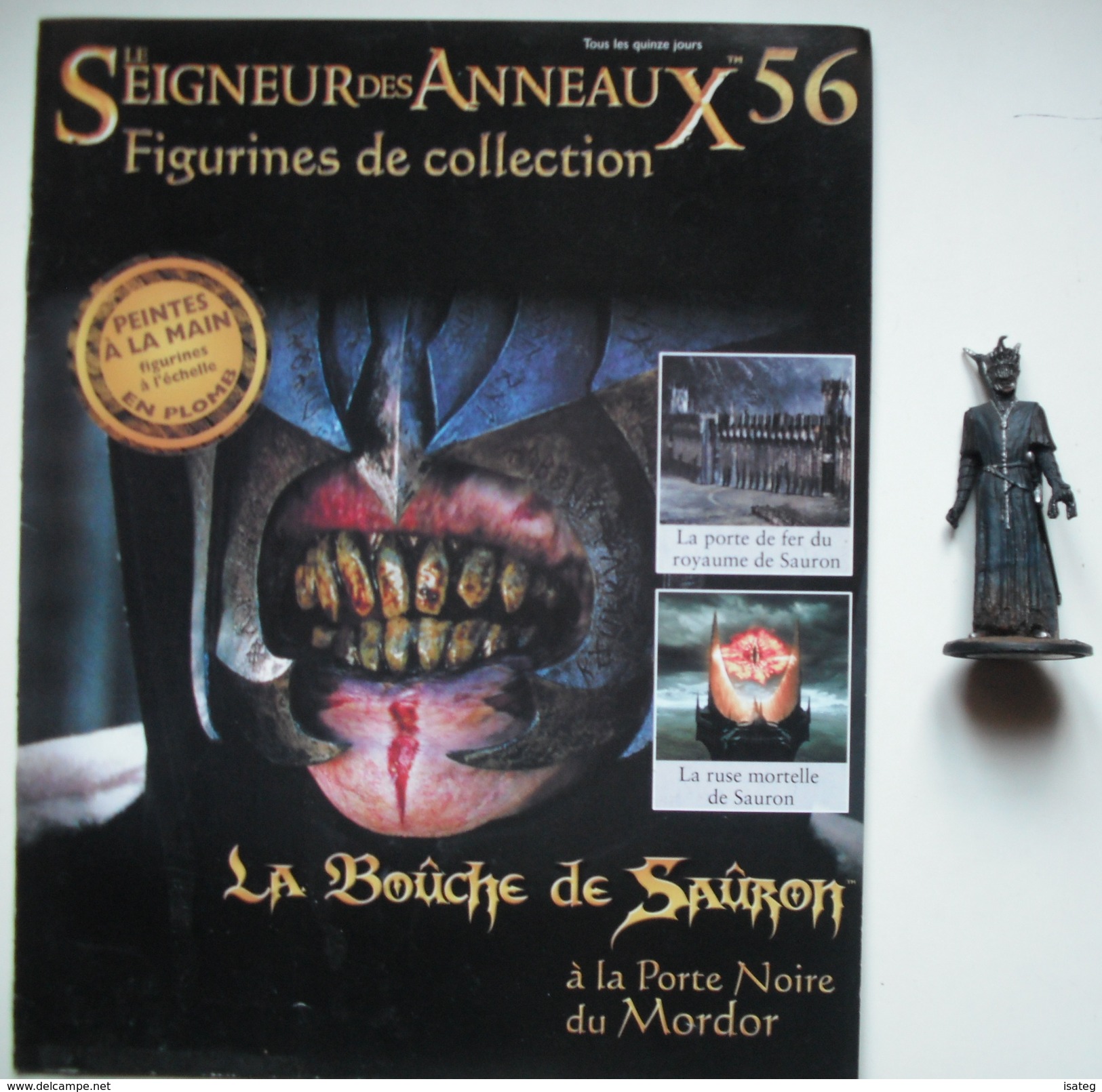 Figurine Le Seigneur Des Anneaux N°56 / LA BOÛCHE DE SAÛRON A LA PORTE NOIR DU MORDOR - Lord Of The Rings