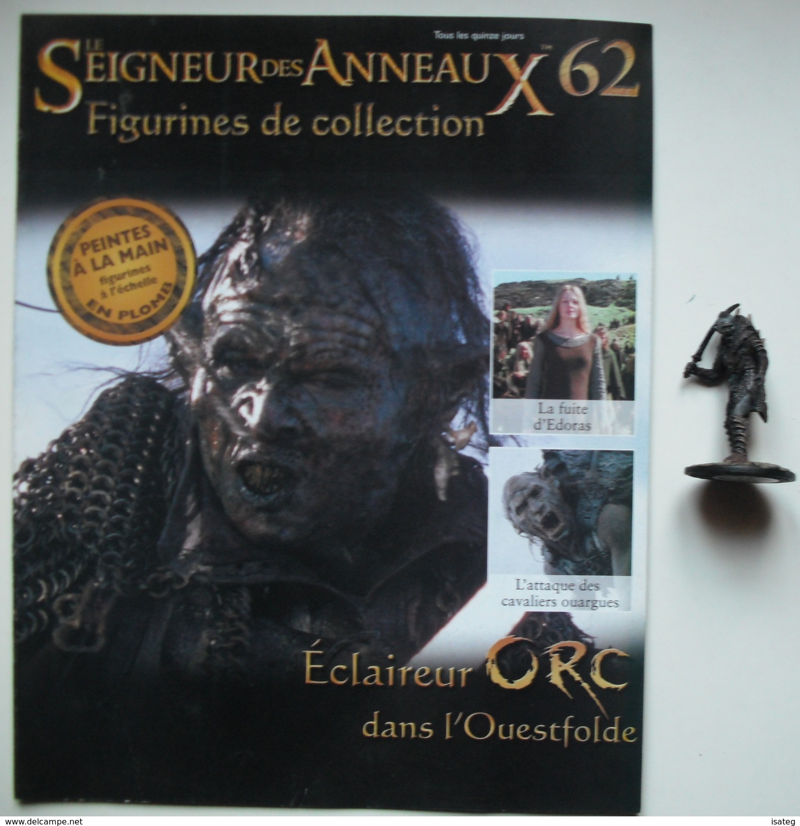 Figurine Le Seigneur Des Anneaux N°62 / ECLAIREUR ORC DANS L'OUESTFOLDE - El Señor De Los Anillos