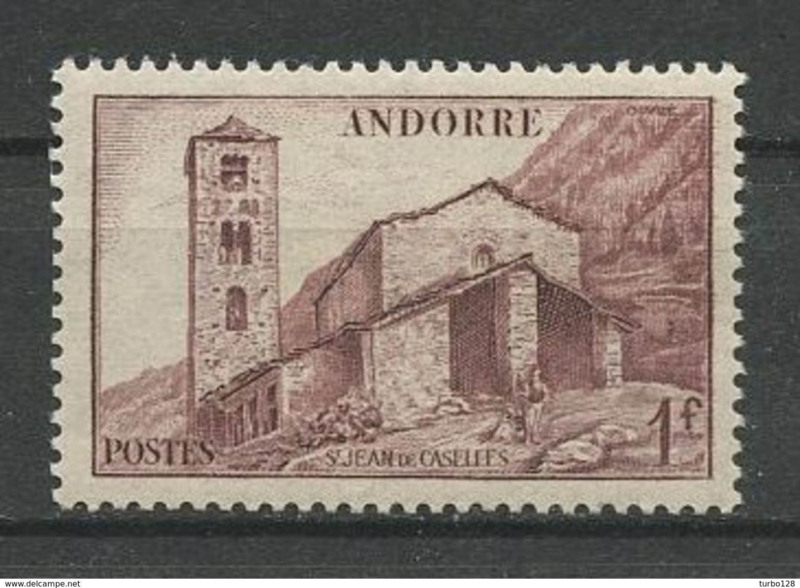 ANDORRE  1944 N° 100 **  Neuf MNH Superbe Saint-Jean De Casellas - Unused Stamps