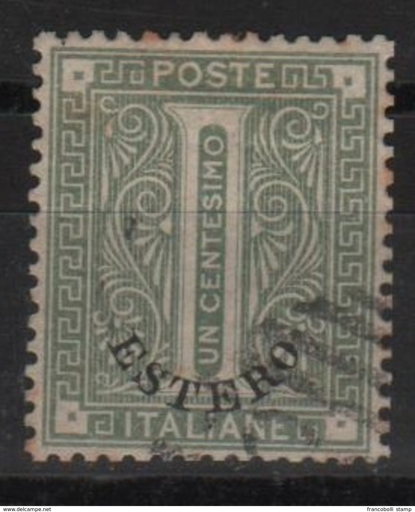 1874 Levante Emissioni Generali DLR 1 C. Verde US Firmato - General Issues