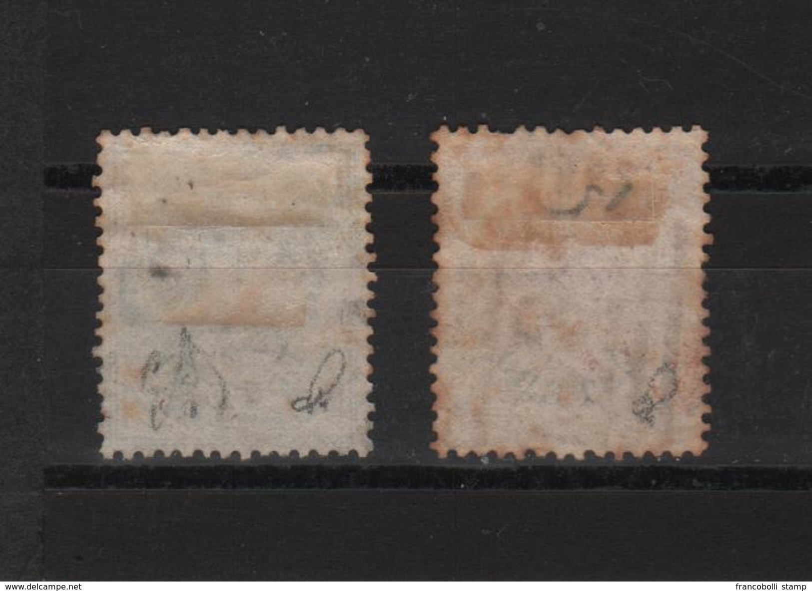 1878-79 Levante Emissioni Generali DLR 10 C. 20 C. Serie Cpl US Siglati Al Retro - Amtliche Ausgaben