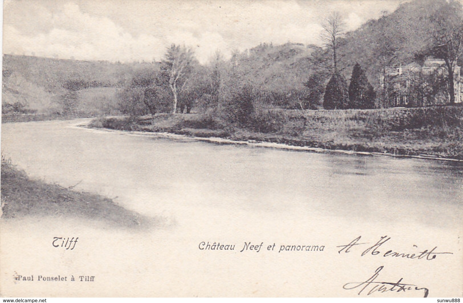 Tilff - Château Neef Et Panorama (Paul Ponselet, Précurseur, 1902) - Esneux