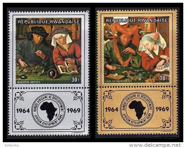 Rwanda - 309/310 - Banque Africaine De Développement - 1969 - MNH - Neufs