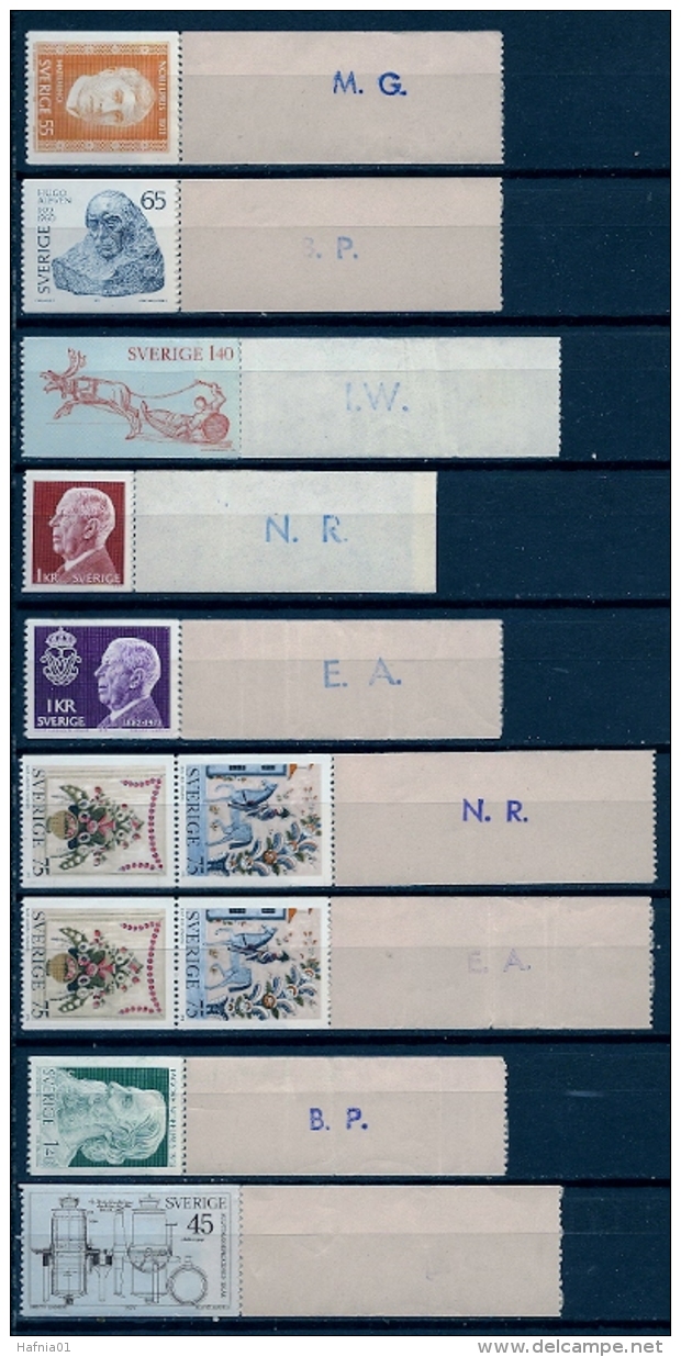 Sweden. Collection Coil Stamps. MNH. - Collections