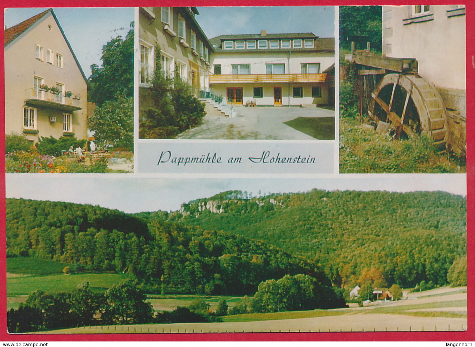 AK Zersen Im Weserbergland 'Pappmühle' ~ 1973 - Hessisch-Oldendorf