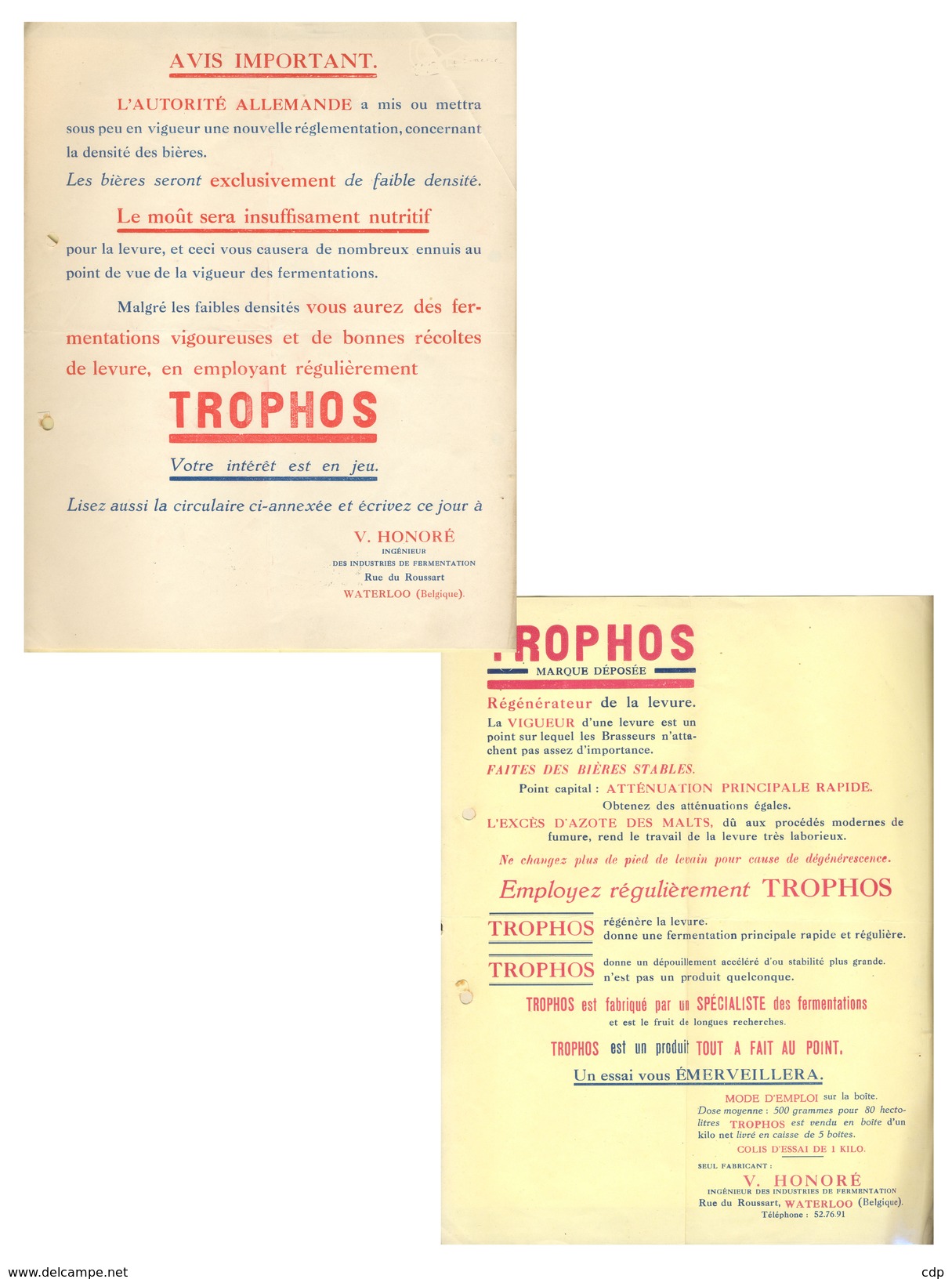 Bieres  1940-45 - Food