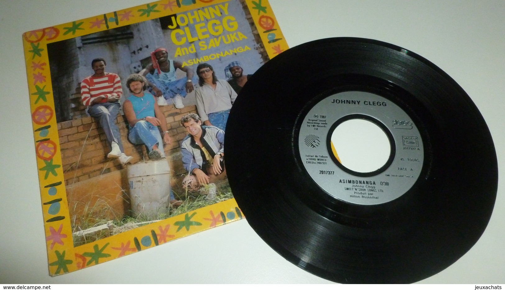 45T - Johnny Clegg And Savuka - Asimbonanga - Reggae