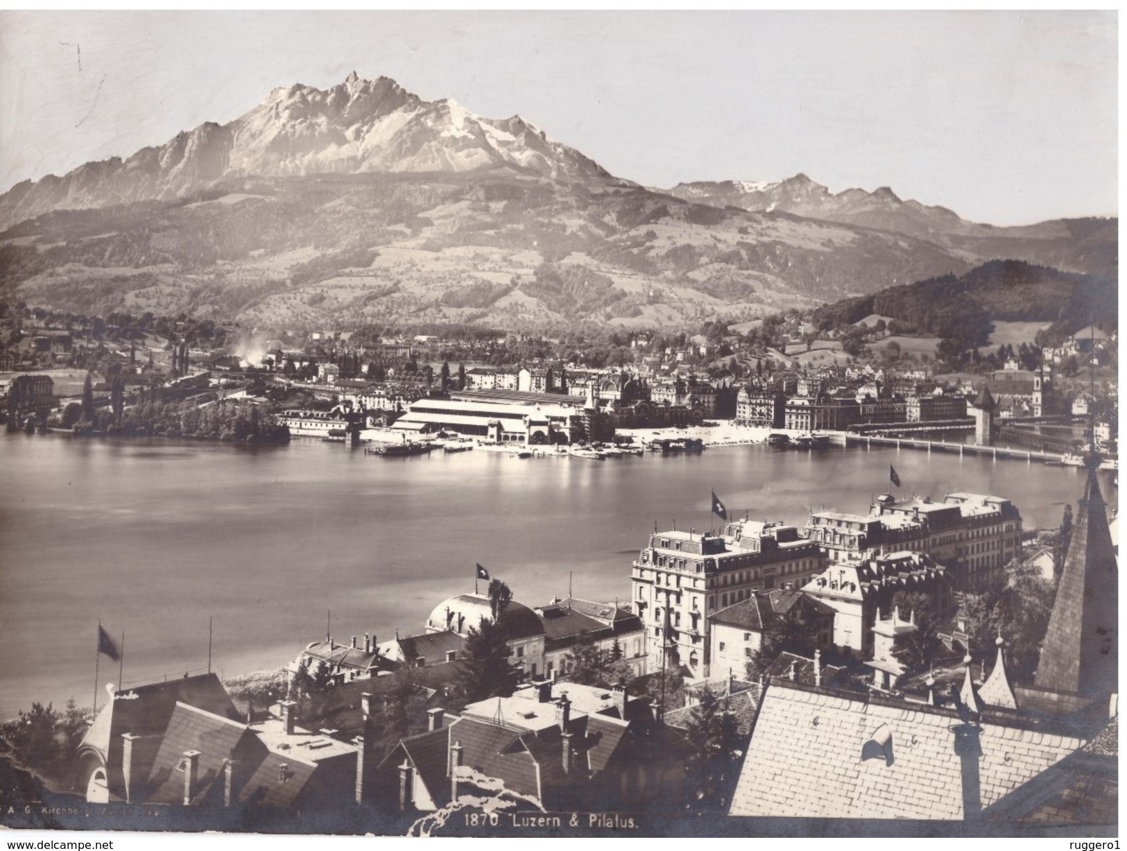 Foto 1870  Luzern & Pilatus Kitchberg - Luoghi